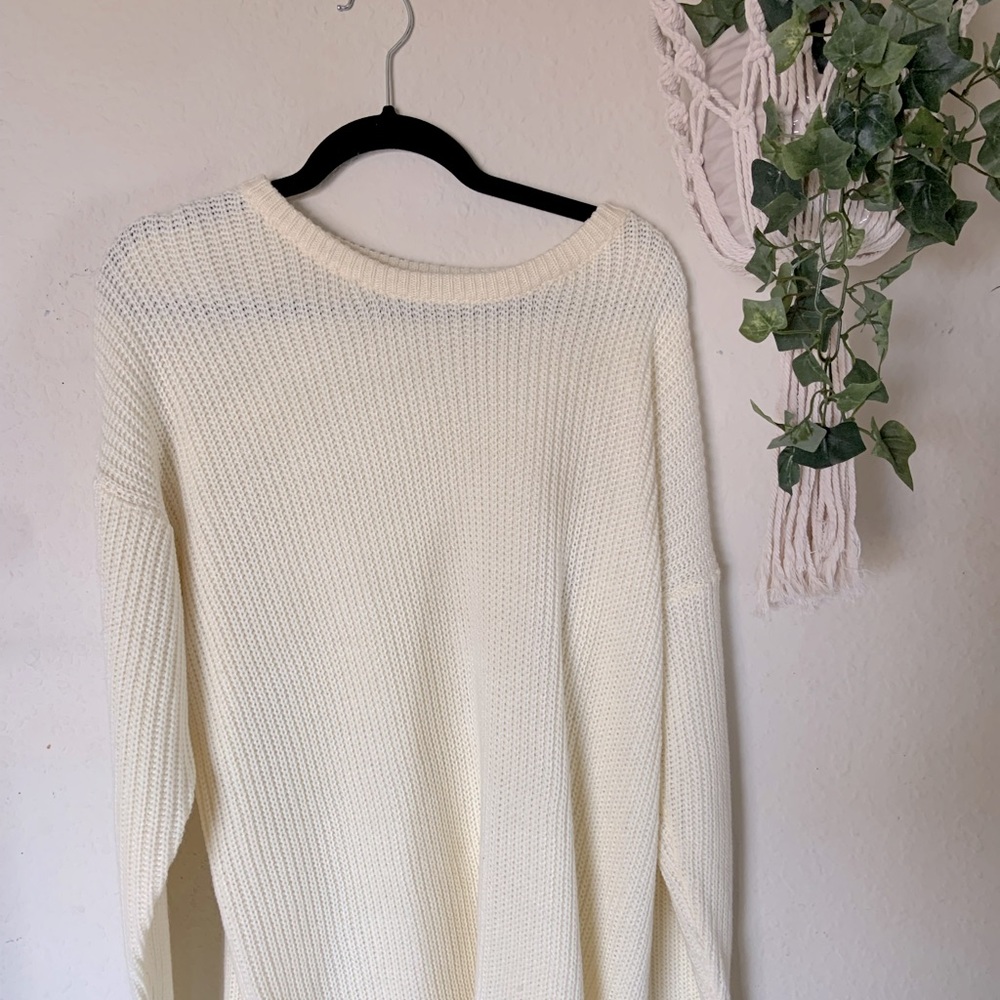 Fashion Nova cream sweater